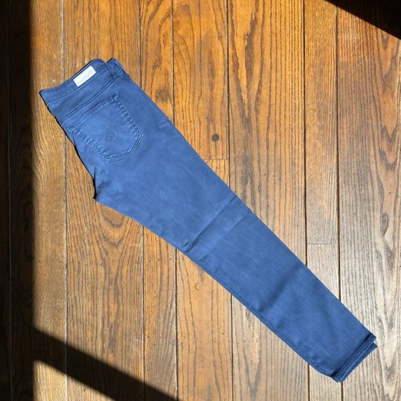 AG The Stevie Ankle - Slim Straight Ankle 27R Blue - Picture 1 of 4